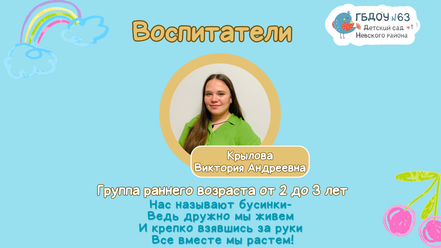 Визитки воспитателей на сайт 1